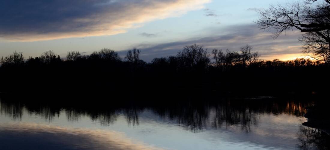 Abenddämmerung am Dutzendteich
